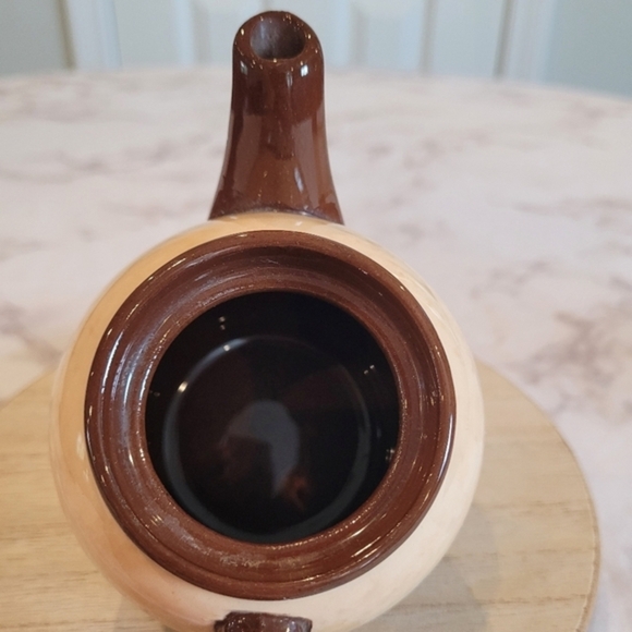 Sadler England Mini Vintage Tea Pot Brown Cream - Picture 8 of 12